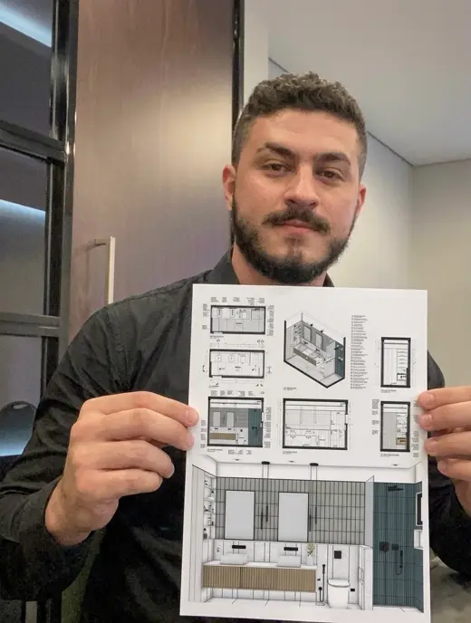 Rafael Menezes, aluno da Formação Profissional em Autodesk Revit