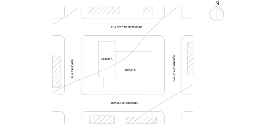 Planta de situação Imagem de planta de situação