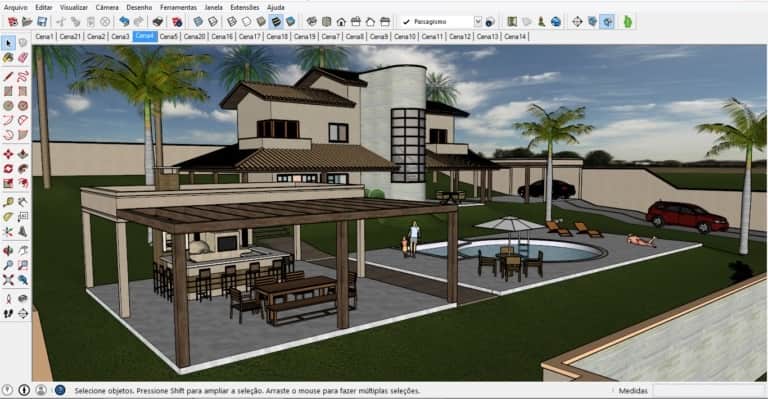 projeto no sketchup