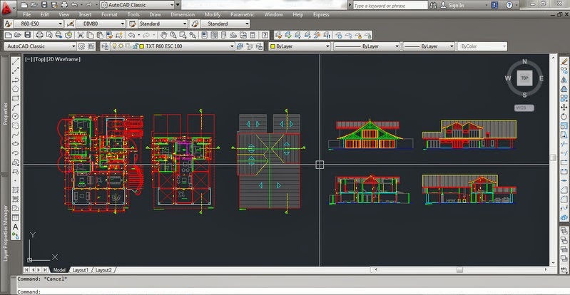 Projeto arquitetônico no Autocad