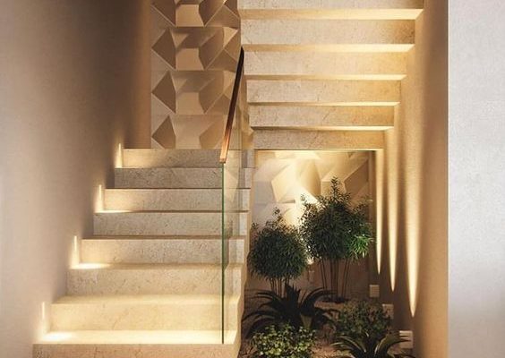 Resultado de imagem para escada de 2 lances  Stairs design modern, House  stairs, Stairs design