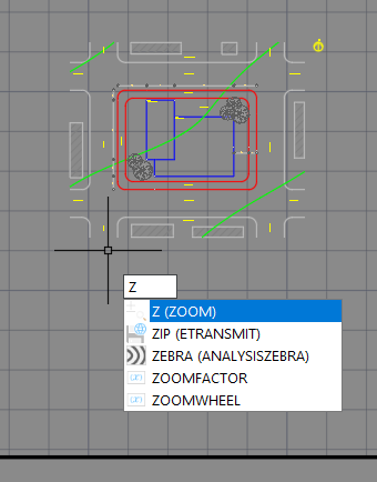 Comando Zoom para escala