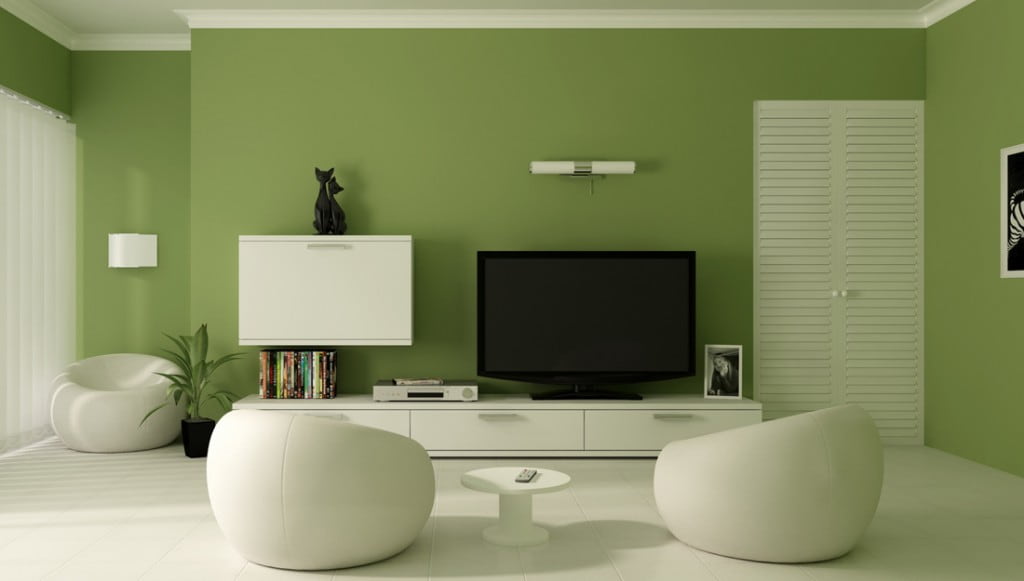 Decoração em verde