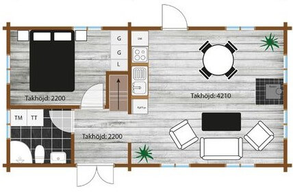 layout com ambientes multiuso, são essenciais em Projetos de Habitação de Interesse Social