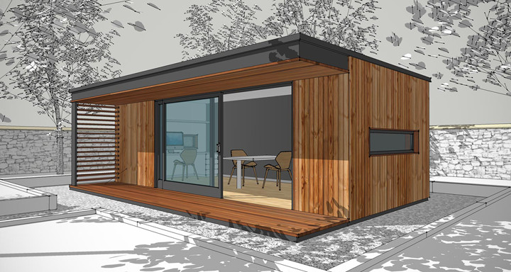 Modelagem feita através do Sketchup Pro