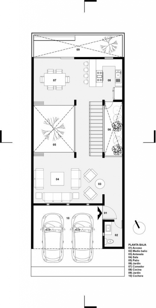 Planta Baixa desenvolvida com o AutoCad
