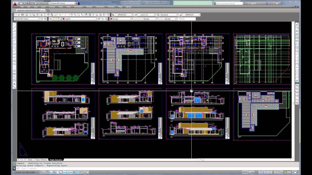 Desenho em AutoCAD Desenho em AutoCAD