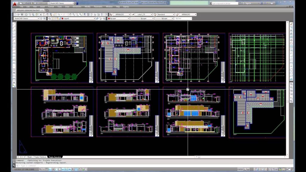 Desenho em AutoCAD