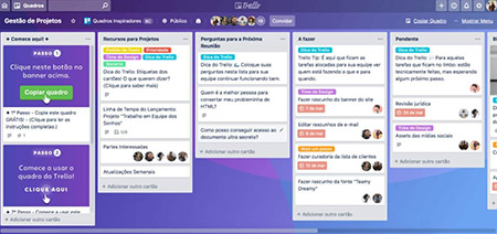 gerenciamento de projetos utilizando o trello