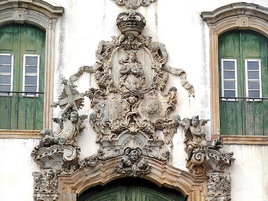 Detalhe da portada Igreja São Francisco de Assis (Ouro Preto)