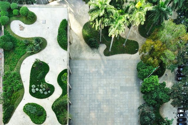 Terraço Jardim do Ministério de Educação e Saúde do RJ, obra de arquitetos brasileiros