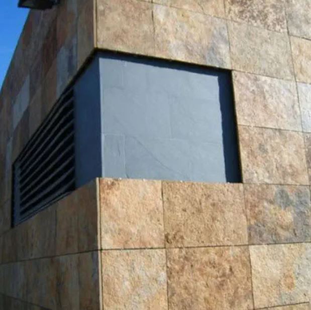 Exemplo de fachada ventilada de pedra