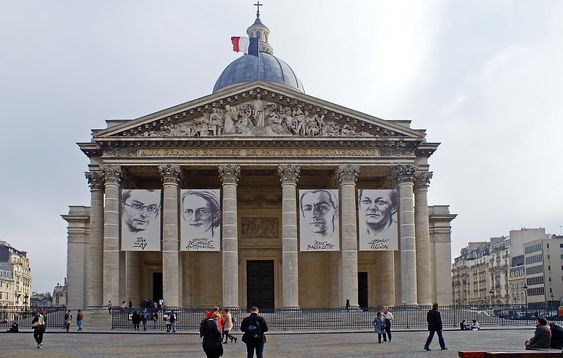 Panteão de Paris
Estilos arquitetônicos: neoclássico
