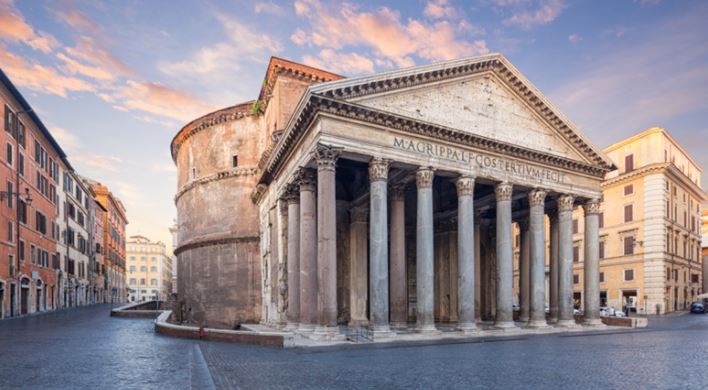 Panteão Romano
Estilos arquitetônicos - clássico