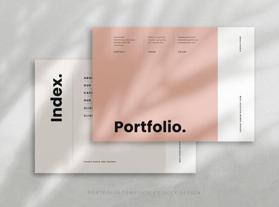 portfólio de arquitetura no indesign