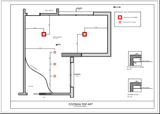 Projeto de interiores: planta luminotécnica