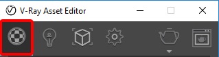 Abas do Vray Asset Editor