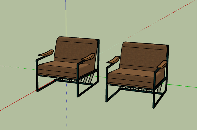 Grupo e Componente para Sketchup - Visualmente iguais