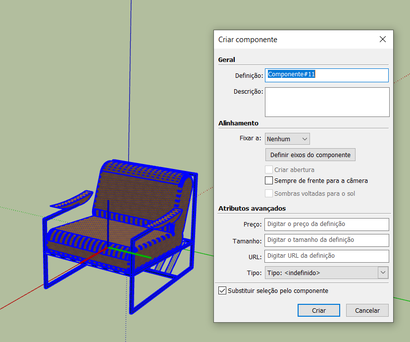 Componente para Sketchup