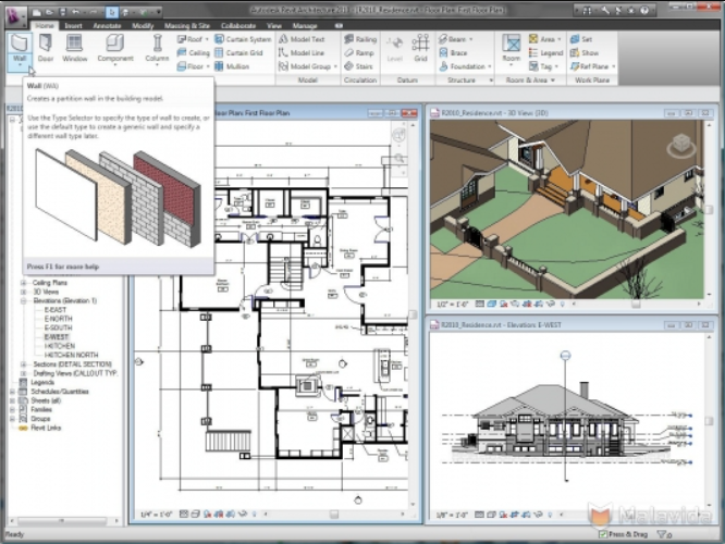 Interface Revit