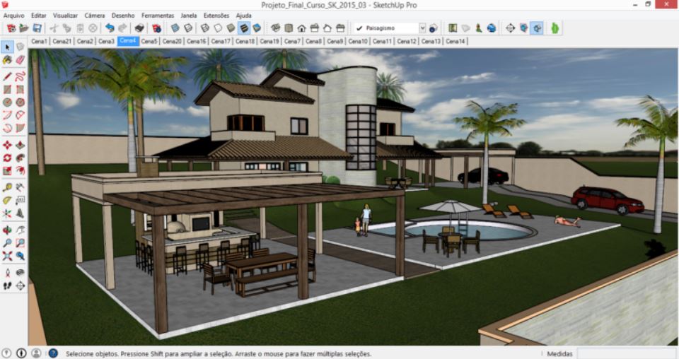 Sketchup - Interface | Programa compativel com o Lumion Requisitos