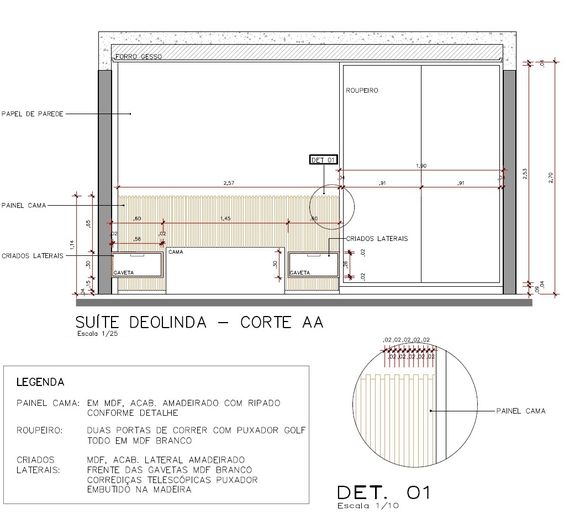 Projeto de apartamento pequeno