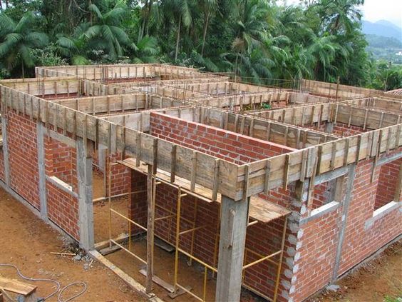 Obra de uma nova construção, a qual precisa de Projeto Legal de Arquitetura