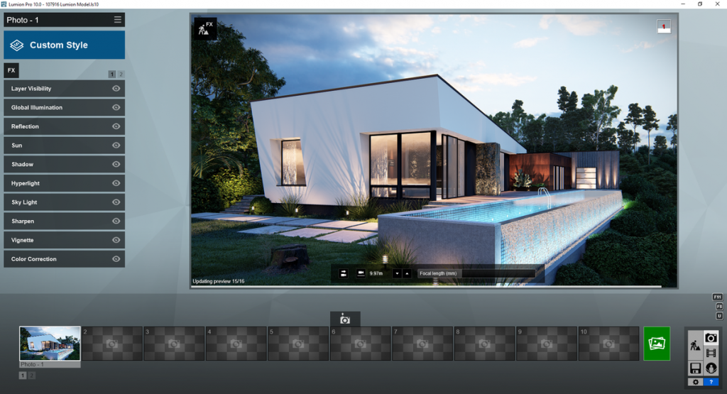 Interface Lumion Interface Lumion