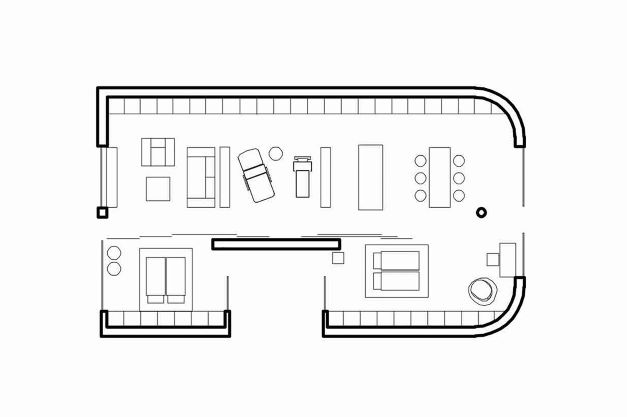 Apartamento do Futuro planta baixa