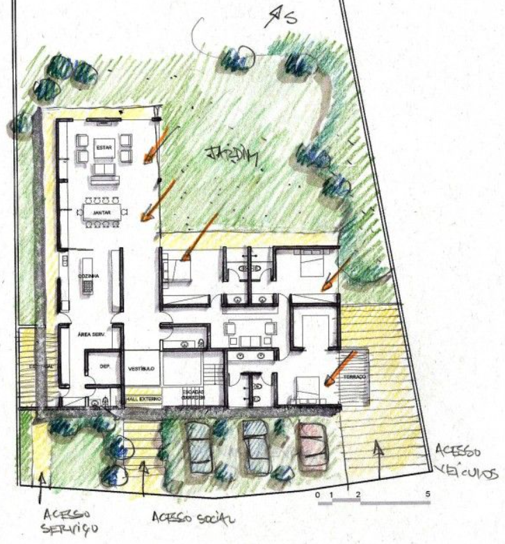 Planta Baixa - Estudo Preliminar Arquitetura
