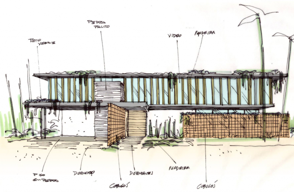 Fachada - Estudo Preliminar Arquitetura