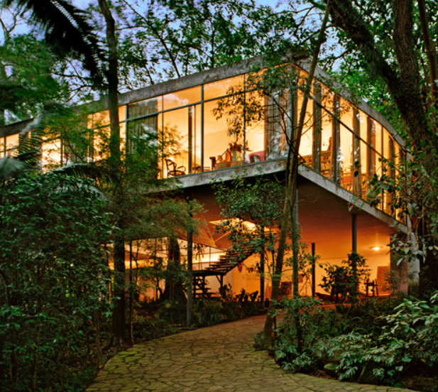 Caminhos - Casa de Vidro - Arquitetura Paisagística