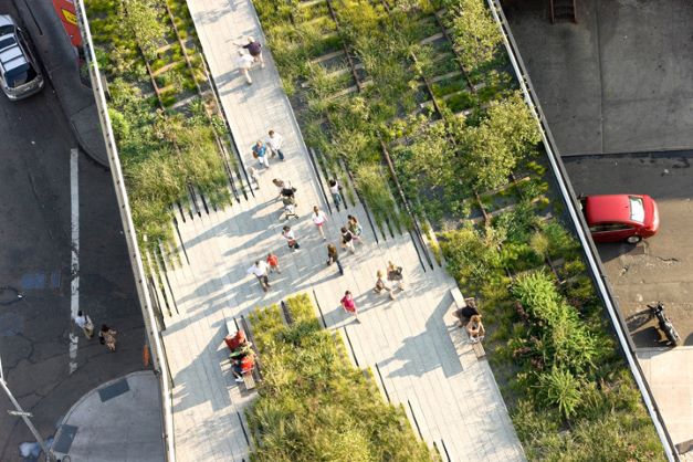revitalização urbana do High Line NY