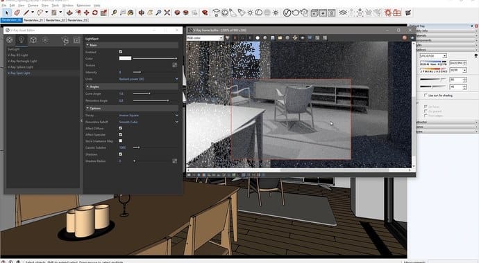 Render no vray e sketchup cursos arquitetura