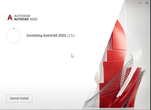 autocad 2022 instalação