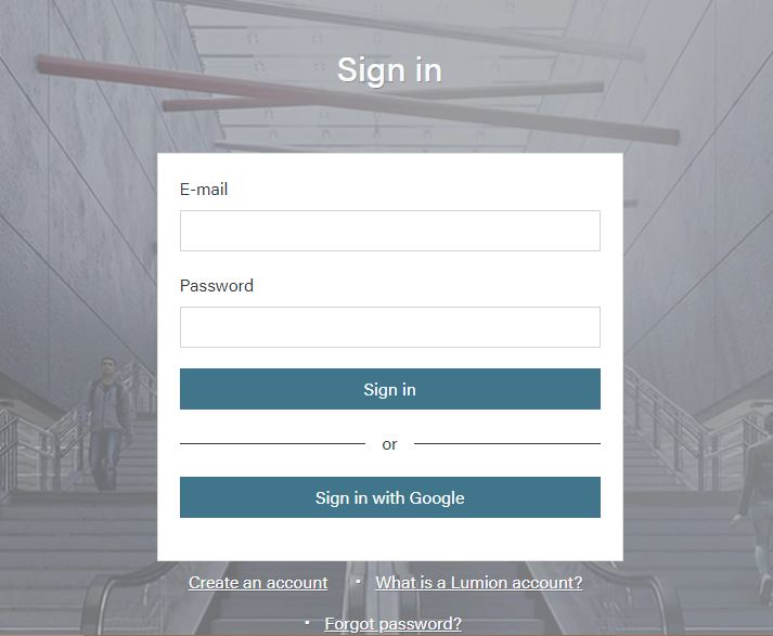 lumion login 