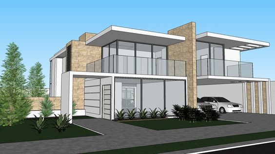 Projeto residencial modelado 