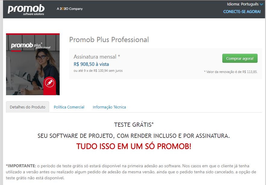 promob plus licença