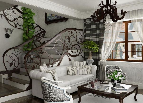 art nouveau interior