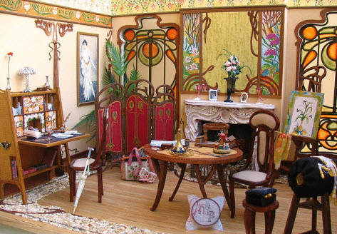 Art Nouveau mobiliários