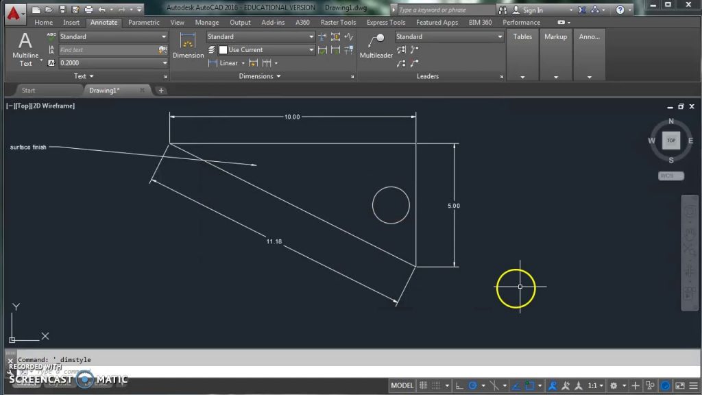 COMANDOS AUTOCAD DIMEDIT