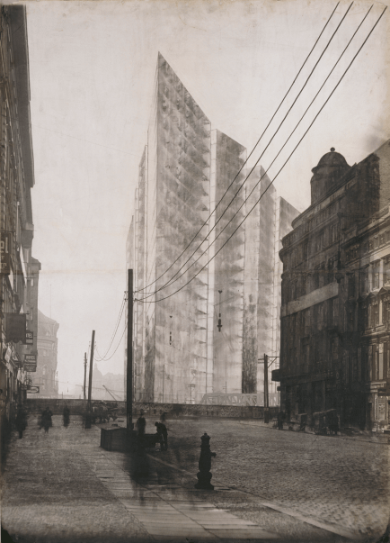 mies van der rohe Friedrichstraße 1921