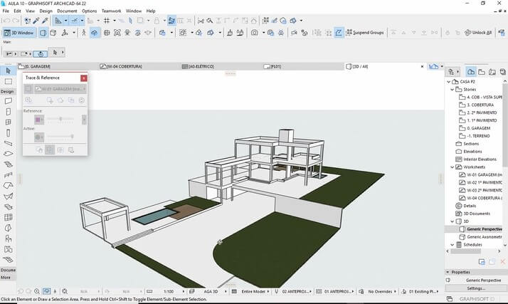 Curso de archicad iniciante da projetou