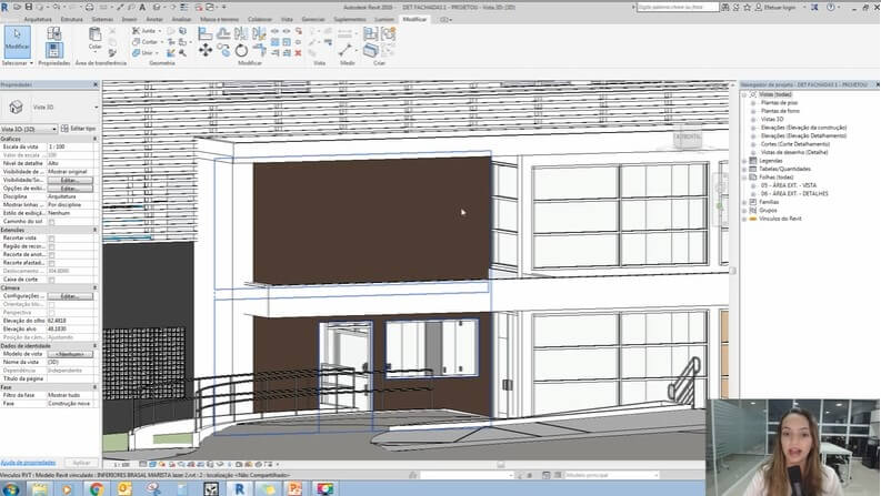 Curso de detalhamento de fachadas da projetou