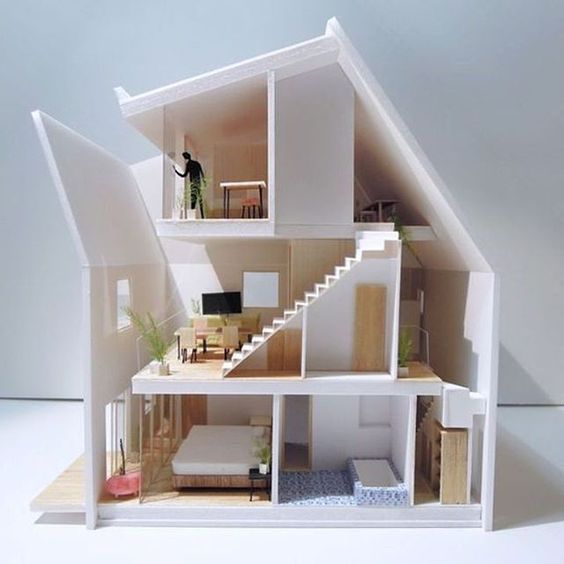 Modelo de maquete residencial
